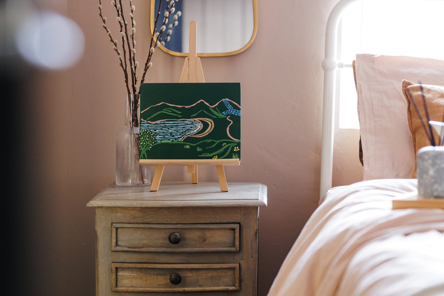 'Wineglass Bay', Original Oil Painting on cradled wooden panel